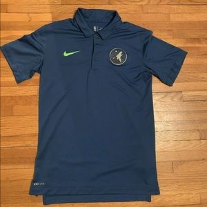 Minnesota Timberwolves Nike Polo Shirt Dri-Fit